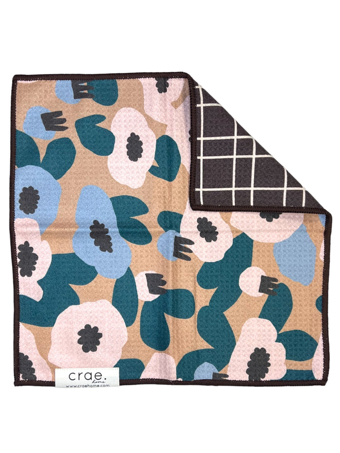 Lilly Plaid: Reversible Washcloth