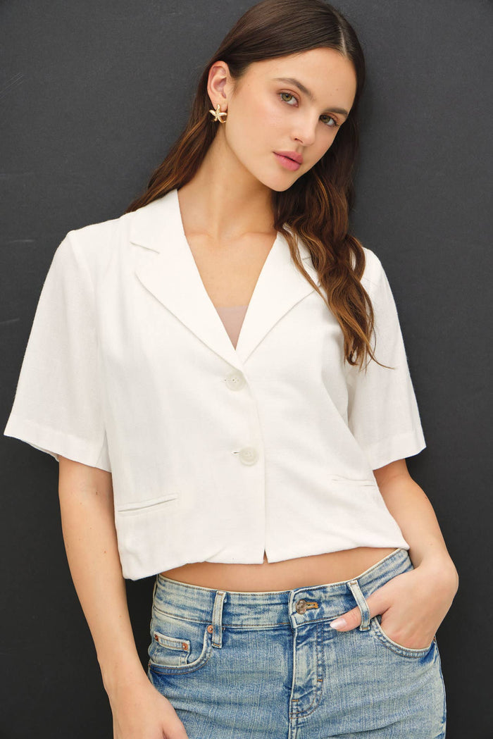 Linen Blazer