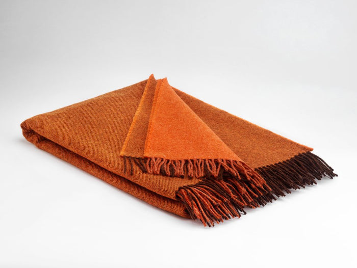 McNutt Pure Wool Throw Volcano