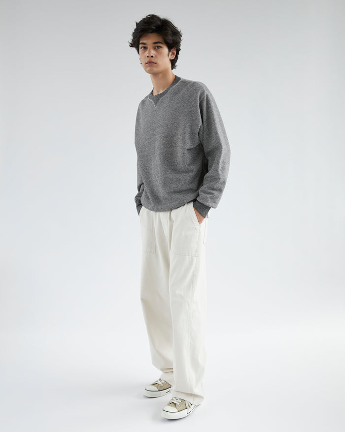 Multi-grain Crewneck Grey
