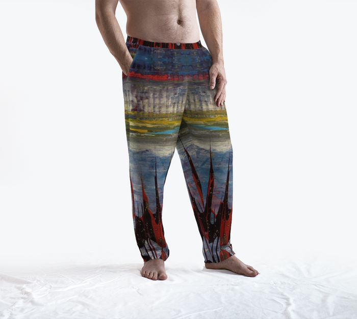 "Northern Reflections" Lounge Pants  (Blue, Pink, Purple)