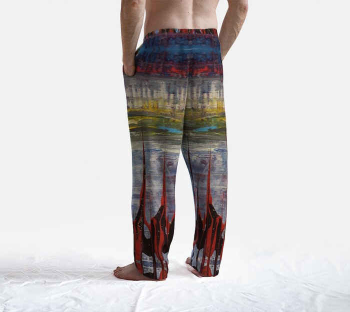 "Northern Reflections" Lounge Pants  (Blue, Pink, Purple)