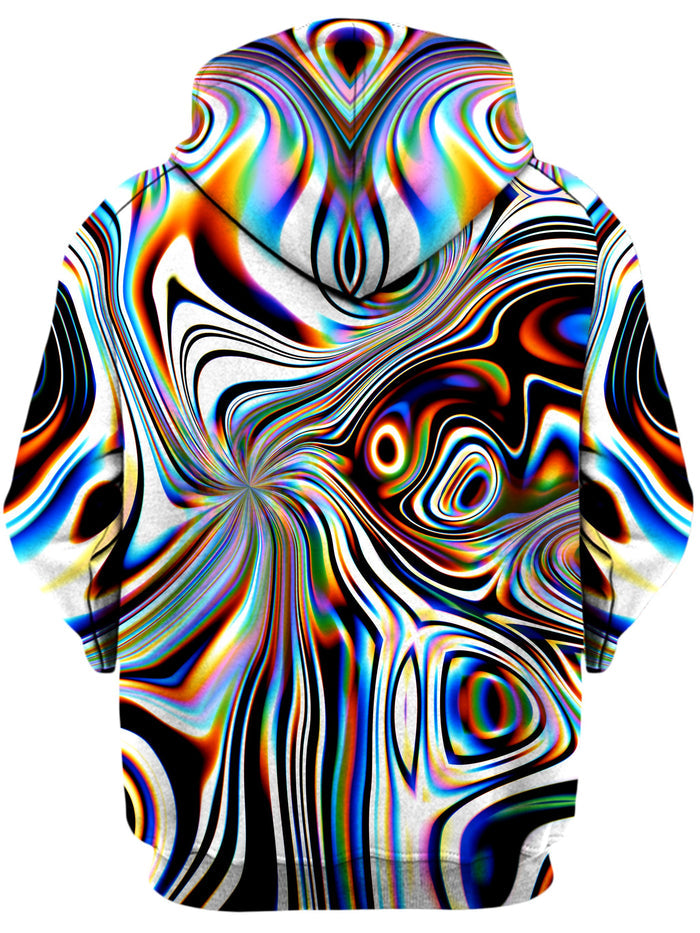 Oil Aura Unisex Zip-Up Hoodie Glass Prism Studios Epic Hoodie