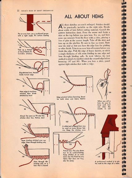 Original 1937 Vogue's Book of Smart Dressmaking