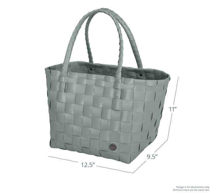 Paris Recycled Handwoven Tote Bag - Soft Lilac