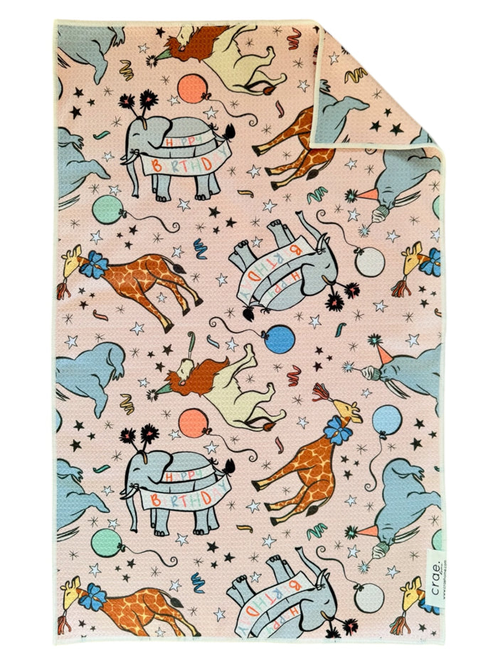 Party Animal: Double-Sided Hand Towel