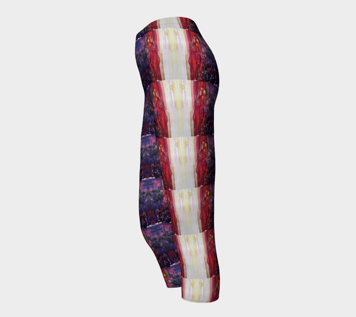 "Passion" Capris (Purple, Red, White)