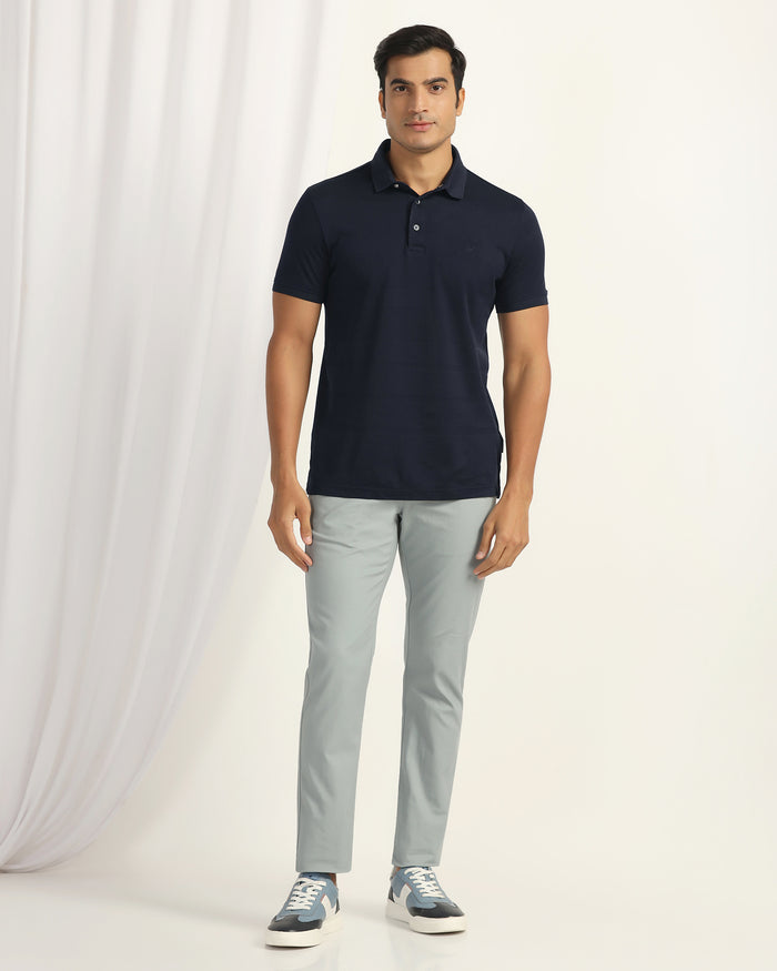 Polo Dark Navy Stripe T-Shirt - Zeta