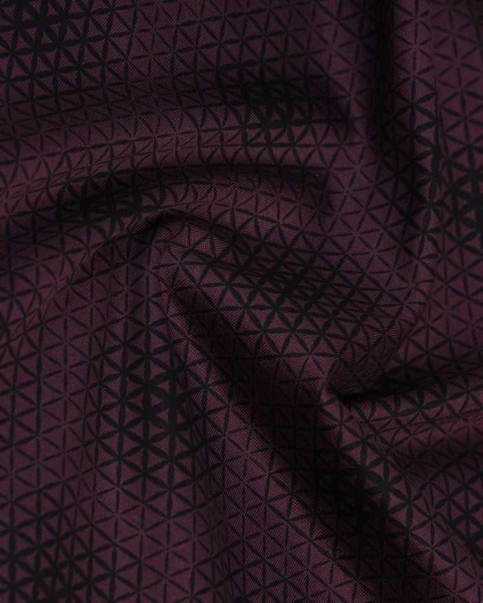 Polo Purple Printed T-Shirt - Hex