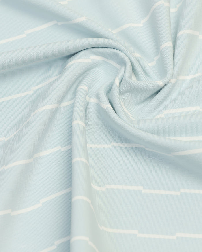 Polo Sky Blue Stripe T-Shirt - Sail