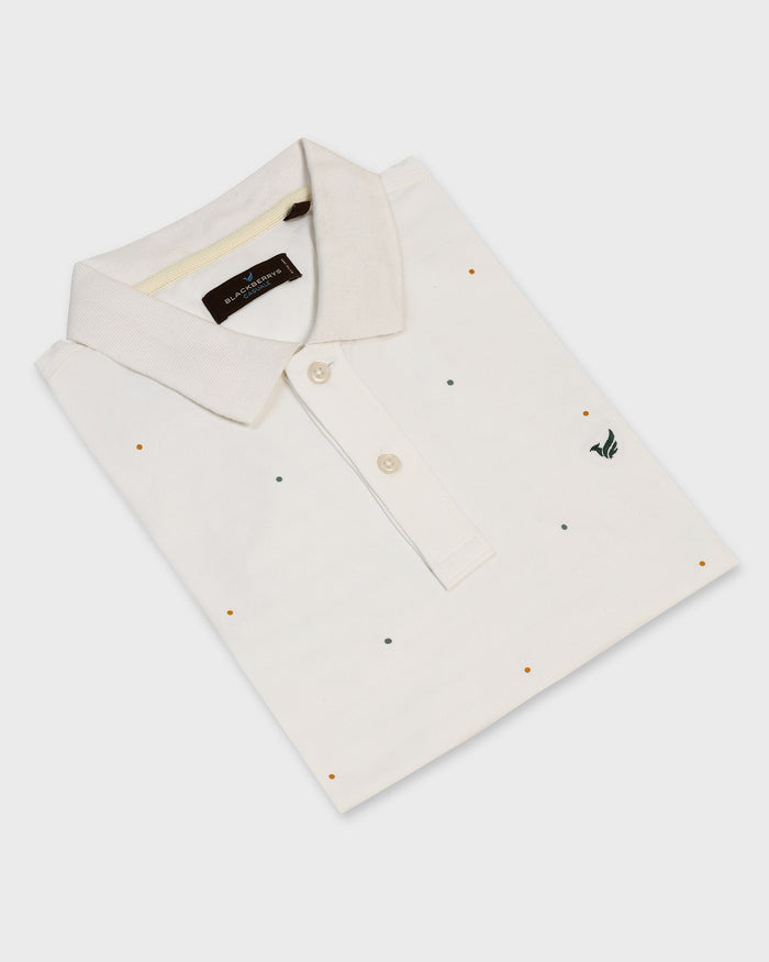 Polo White Printed T-Shirt - Wembley