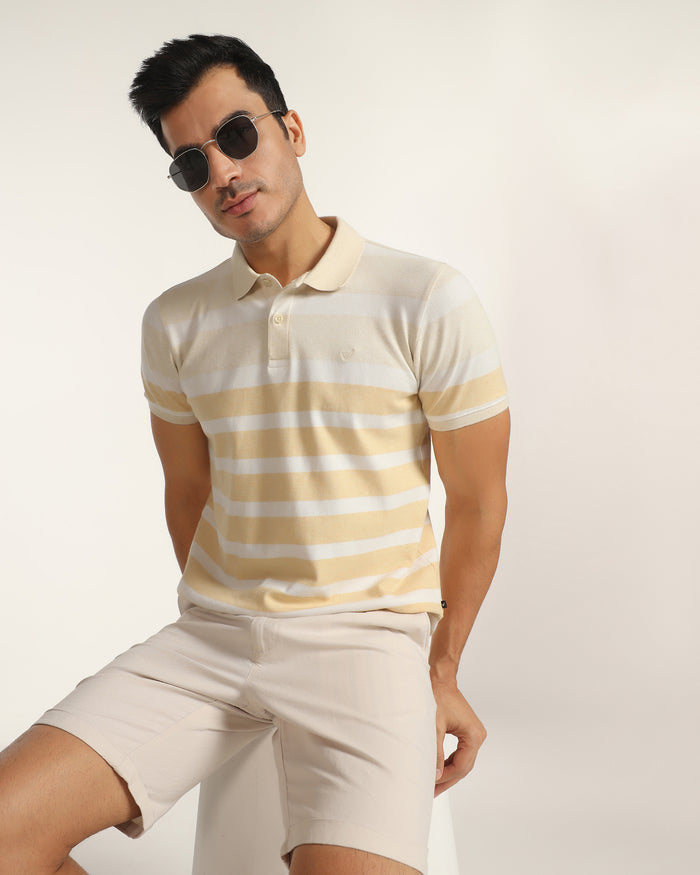 Polo Yellow Stripe T-Shirt - Scorpius