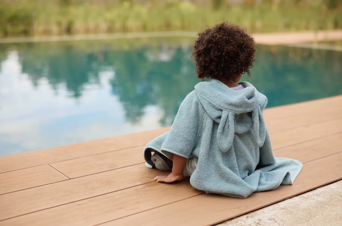 Poncho de bain | Sea green