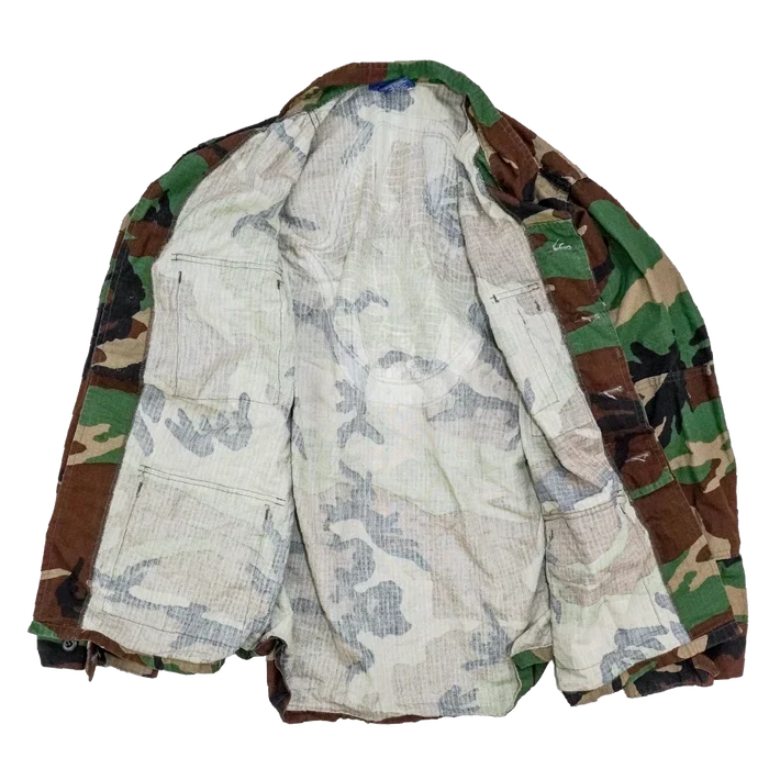 Propper Woodland BDU Ripstop Shirt with Back Print - Large Regular - Army & Outdoors - Field Shirts