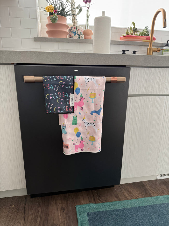 Puppy Party: Double-Sided Hand Towel