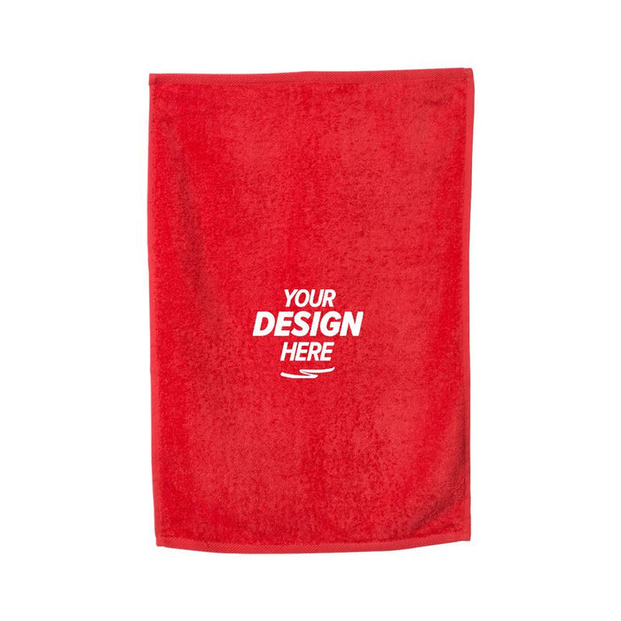Q-Tees Deluxe Hemmed Hand Towel