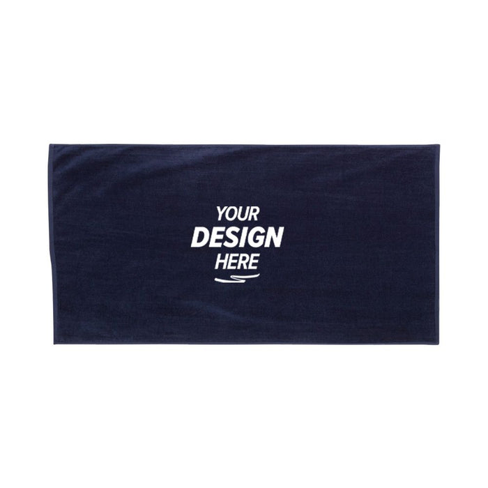 Q-Tees Velour Beach Towel