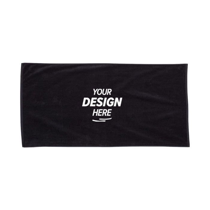 Q-Tees Velour Beach Towel