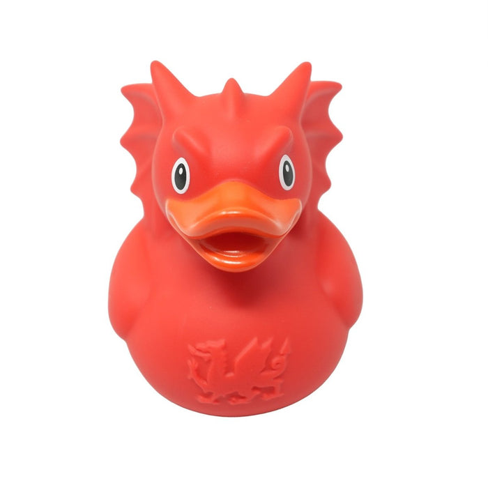 Red Welsh Dragon Rubber Duck - Bath Toy or Gift - Heritage Of Scotland -