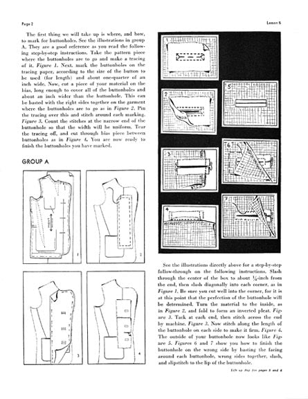 Reproduction of 1943 'The McCall Sewing Corps' Series of Lessons Booklets (Reproduction)