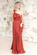 Rust Classic Infinity Gown - The Gown House
