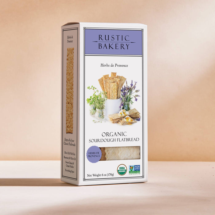 Rustic Bakery - Flatbreads - Herbs de Provence Organic Sourdough