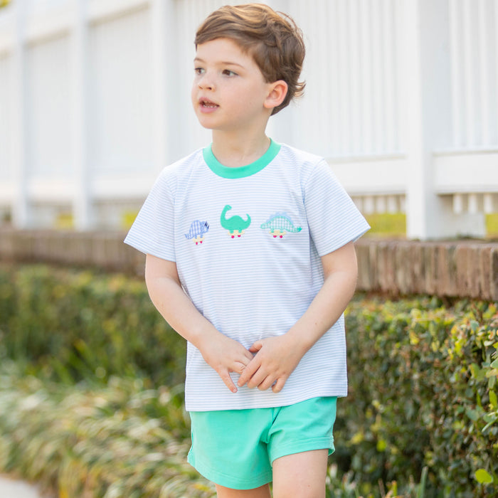 Seafoam Knit Shrimp Shorts