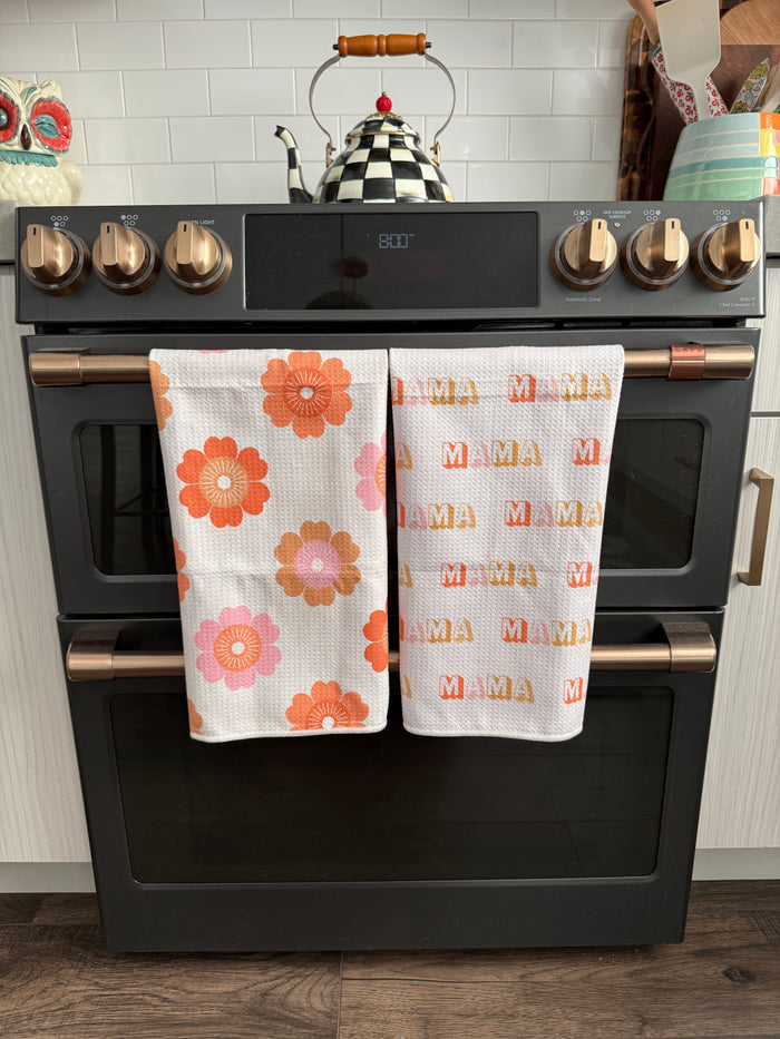 Sincere/I Love You Mama: 2 Double Sided-Hand Towels