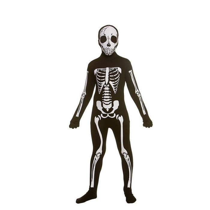 Skeleton Skinz Childs Fancy Dress Costume Day Of The Day M