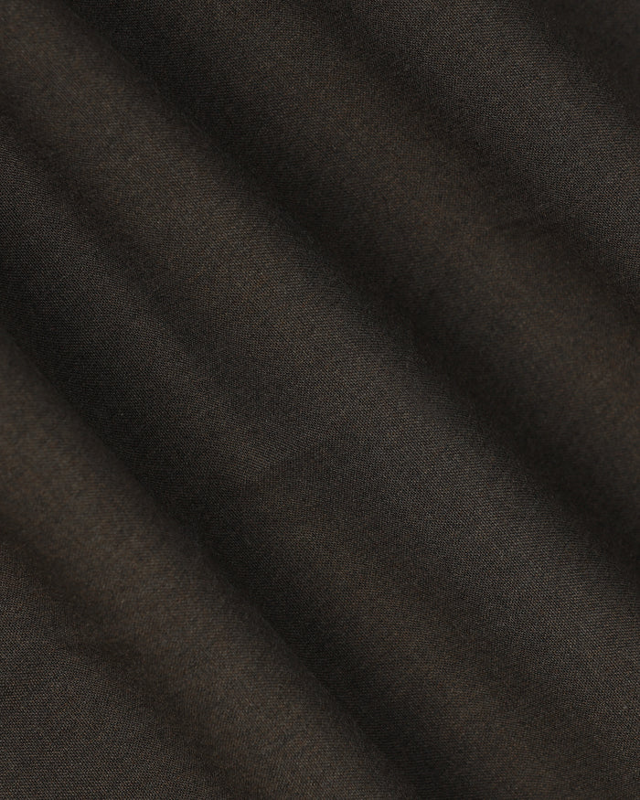 Slim Fit B-91 Formal Brown Solid Trouser - Jonny