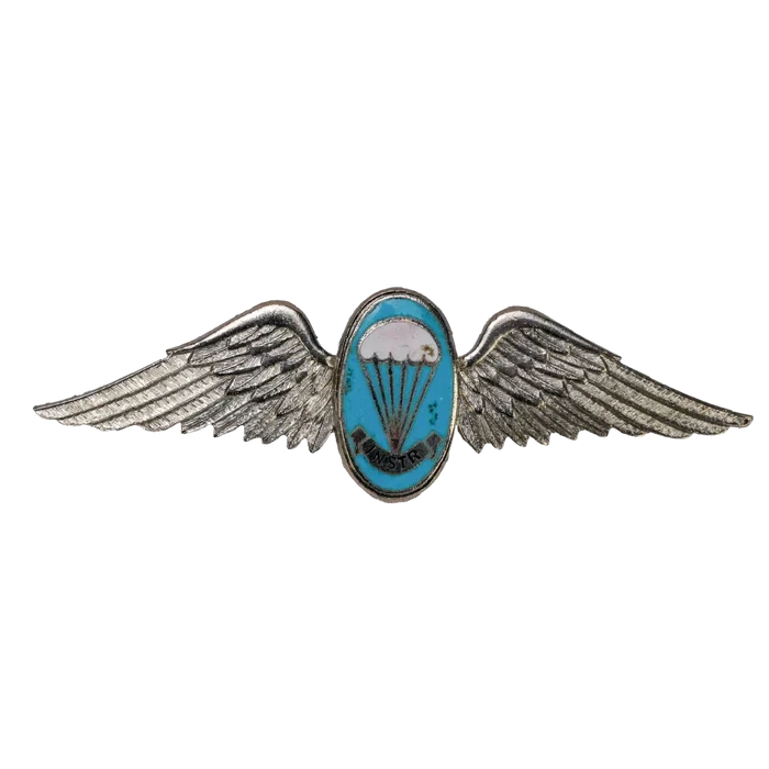South African Defence Force Parachute Instructor Qualification Wing Badge - South African Army Surplus - Flags, Badges & Insignia