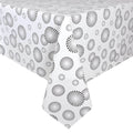 Spiral Pattern Large Tablecloth Wipe Clean PVC Vinyl Table Cover
