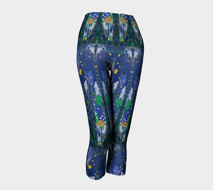 "Spring Awakening" Capris (Blue, Yellow, Green)