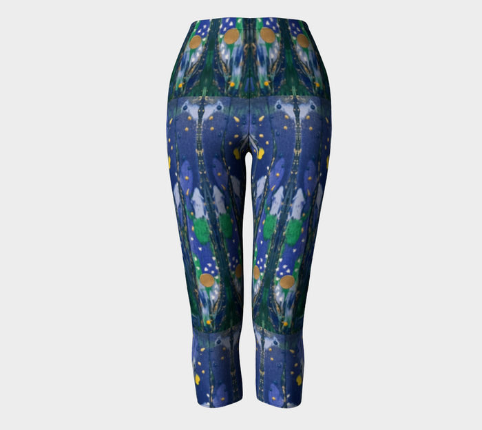 "Spring Awakening" Capris (Blue, Yellow, Green)