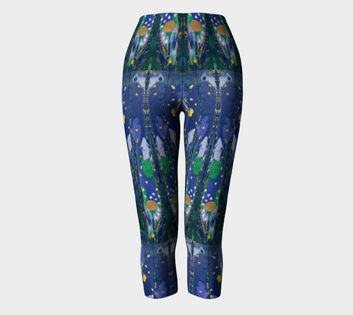 "Spring Awakening" Capris (Blue, Yellow, Green)