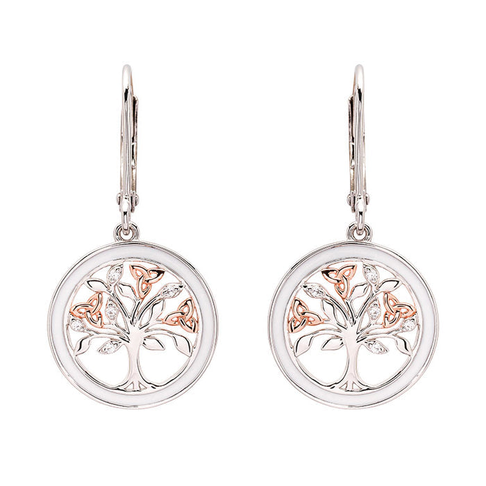 Sterling Silver Tree of Life Earrings