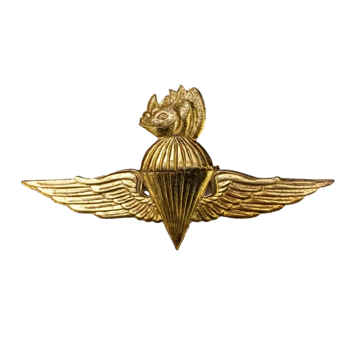 Sudanese Army Gold Parachutist Badge (Pre 1973) - Army & Outdoors - Flags, Badges & Insignia