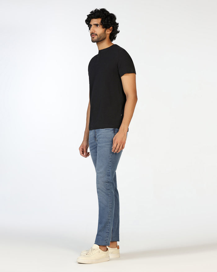 Super Clean Slim Yonk Fit Indigo Jeans - Rolf