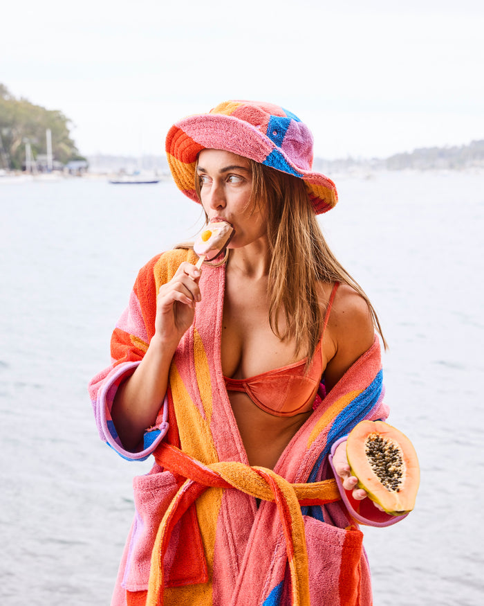 Surfs Up Terry Beach Hat