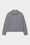 TAILORED WOOL BLEND JACKET - GREY MARL