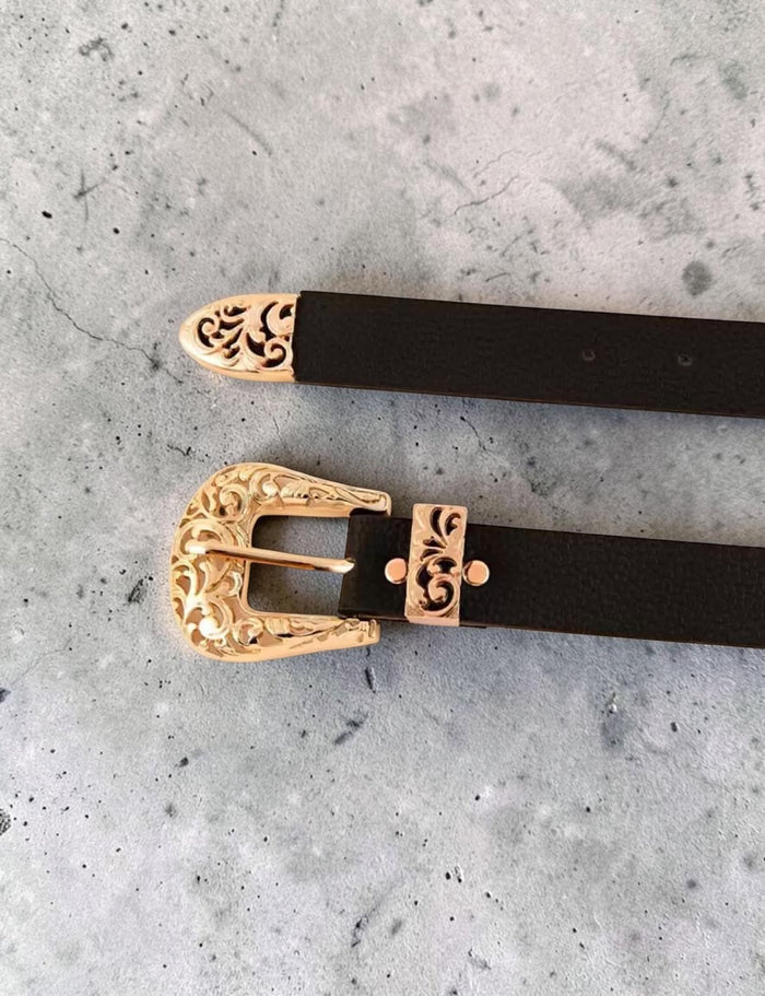 Tanner Western Belt- Black