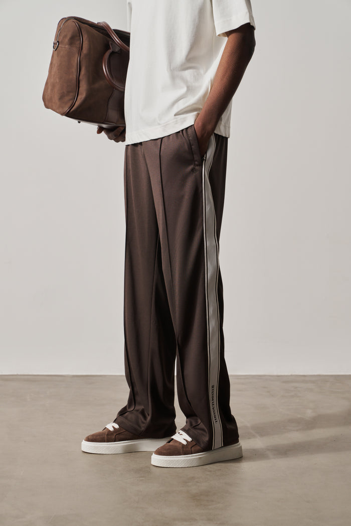 TAPE MESH JOGGER - BROWN