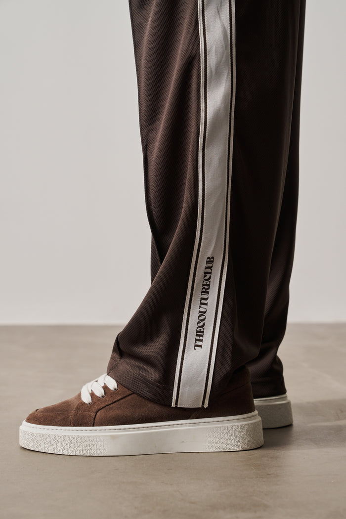 TAPE MESH JOGGER - BROWN
