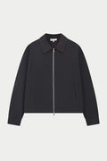 TECHNICAL ZIP THROUGH JACKET - BLACK