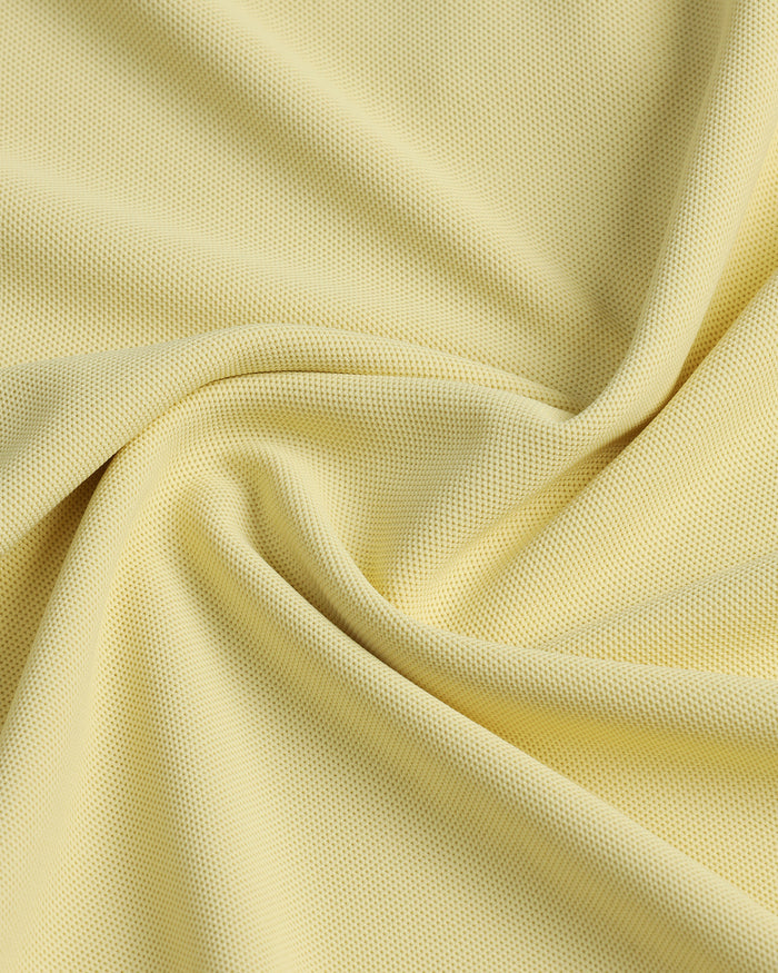 TechPro Polo Powder Yellow Solid T-Shirt - Terra