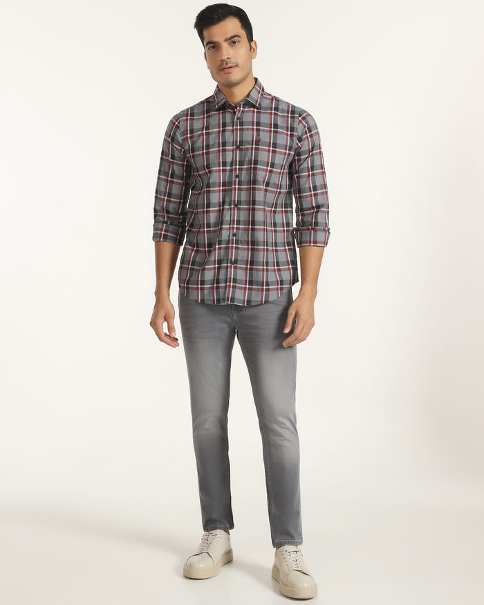 Ultrasoft Skinny Cropped Fiji Fit Grey Jeans - Noam