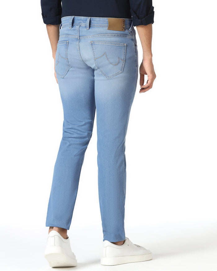 Ultrasoft Slim Comfort Buff Fit Indigo Jeans - Zuri