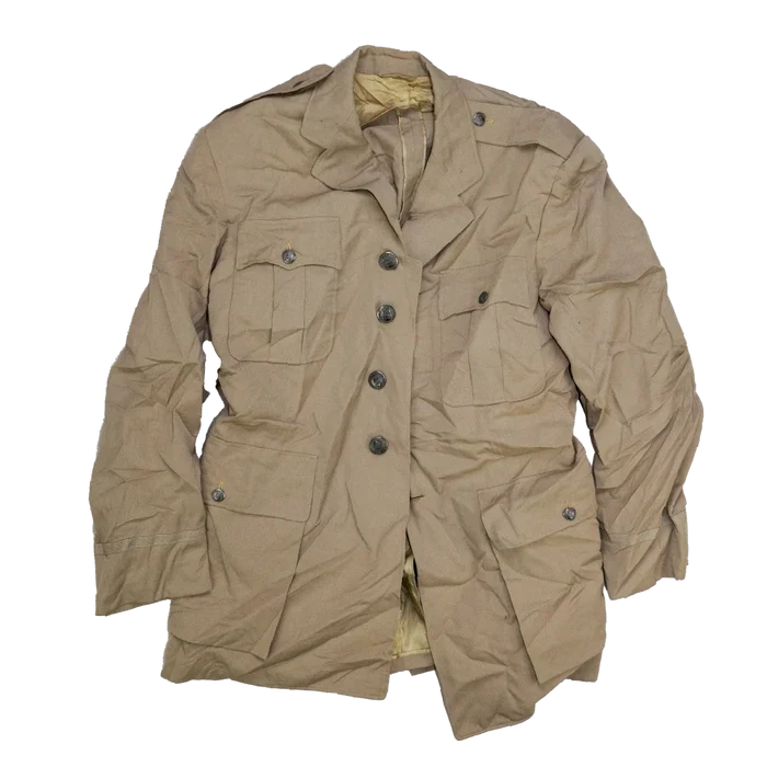 US Air Force 1950s Khaki Officer's Jacket - Small - US Air Force Surplus - Field Jackets