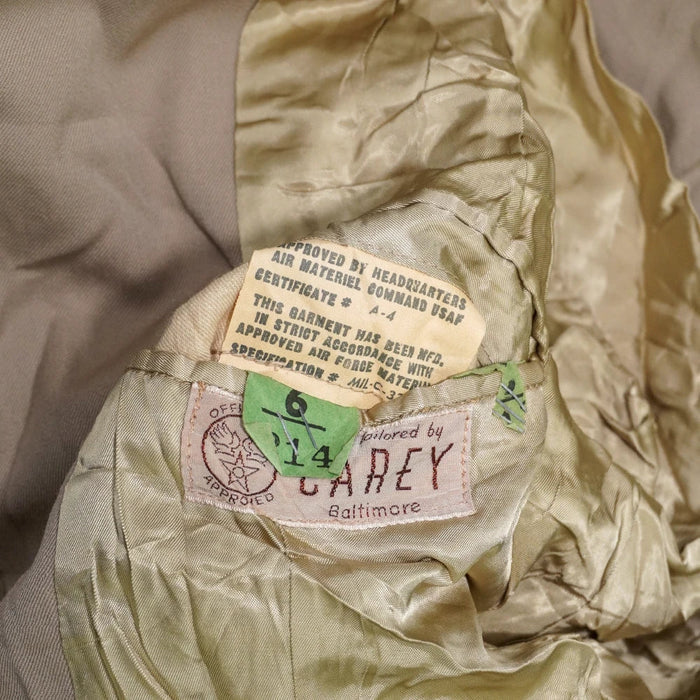US Air Force 1950s Khaki Officer's Jacket - Small - US Air Force Surplus - Field Jackets