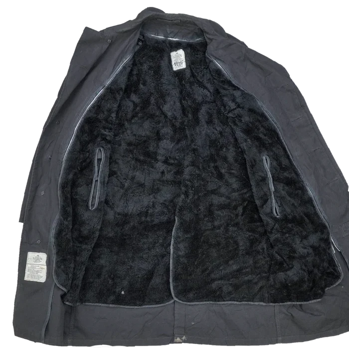 US Army Black All Weather Coat with Liner - 40R, Medium - US Army Surplus - Great Coats